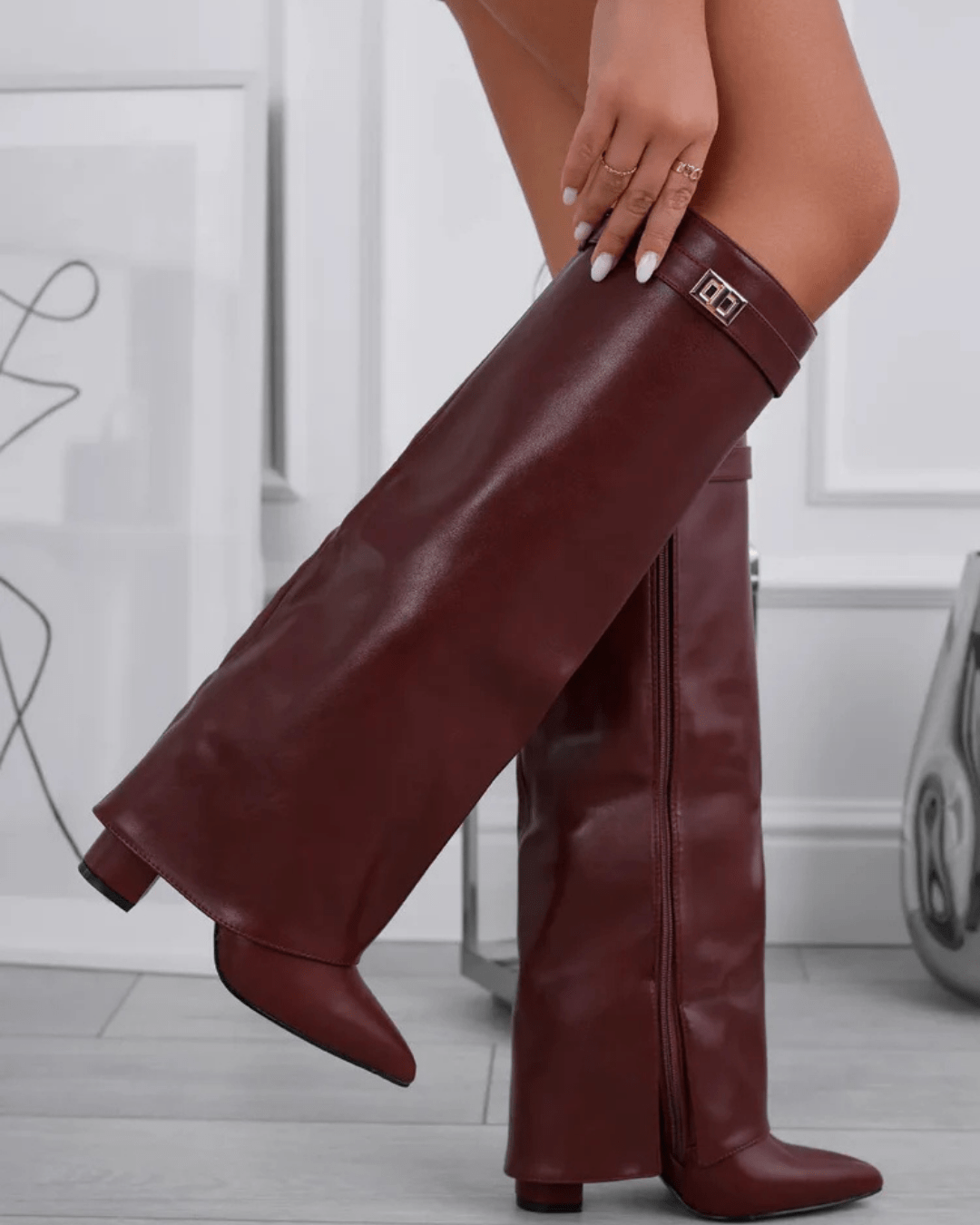 Seame CH - Rochelle Leather Boots - Shoes - none